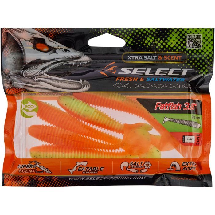 Силикон рыболовный Select FatFish 3.8" 313 (5 шт/уп) (1870.72.11) изображение 2