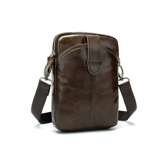 Сумка Vintage Коричневая (14728) изображение 11