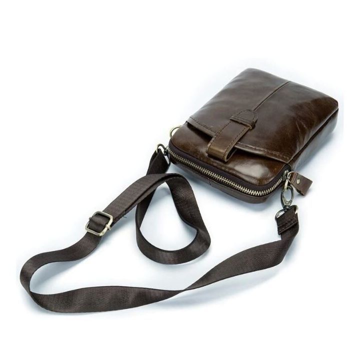 Сумка Vintage Коричневая (14728) изображение 2