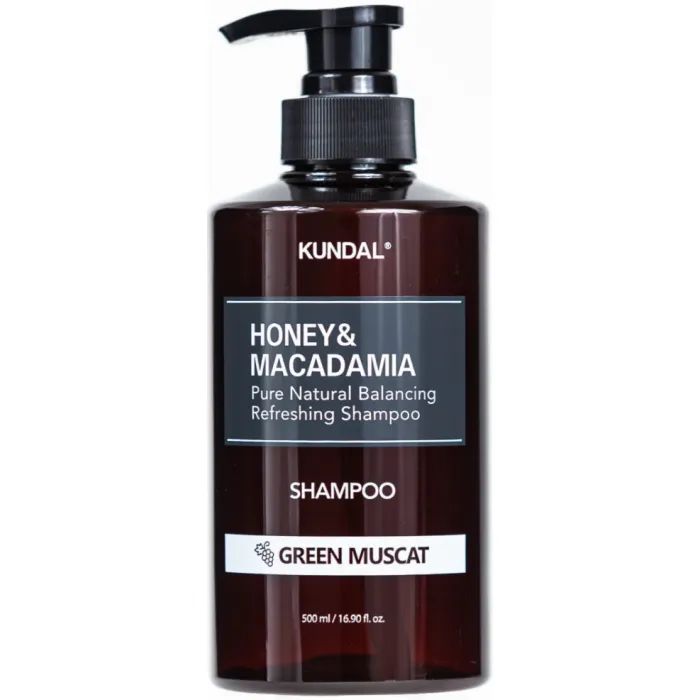 Шампунь Kundal Honey & Macadamia Nature Shampoo Green Muscat 500 мл (8809809421700)