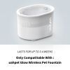 Універсальний посуд для тварин Uahpet Поїлка Glow Wireless Pet Fountain (UYSJ05QD) зображення 12