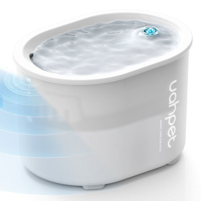 Універсальний посуд для тварин Uahpet Поїлка Glow Wireless Pet Fountain (UYSJ05QD) зображення 2