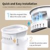 Універсальний посуд для тварин Uahpet Поїлка Glow Wireless Pet Fountain (UYSJ05QD) зображення 9