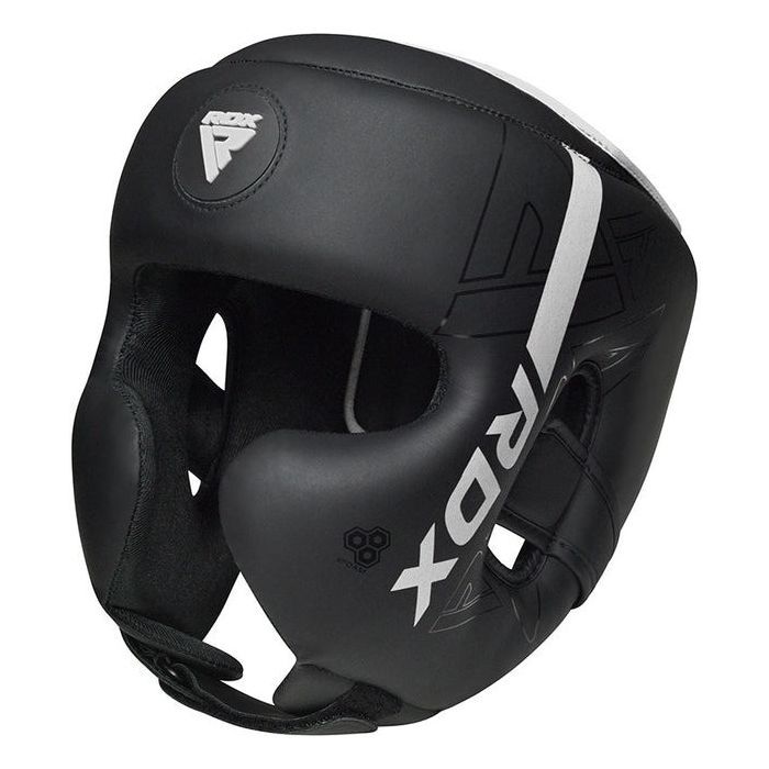 Боксерский шлем RDX F6 KARA Matte White XL (HGR-F6MW-XL) изображение 3