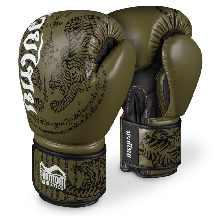Боксерские перчатки Phantom Muay Thai Red 10 унцій (PHBG2505-10) изображение 2