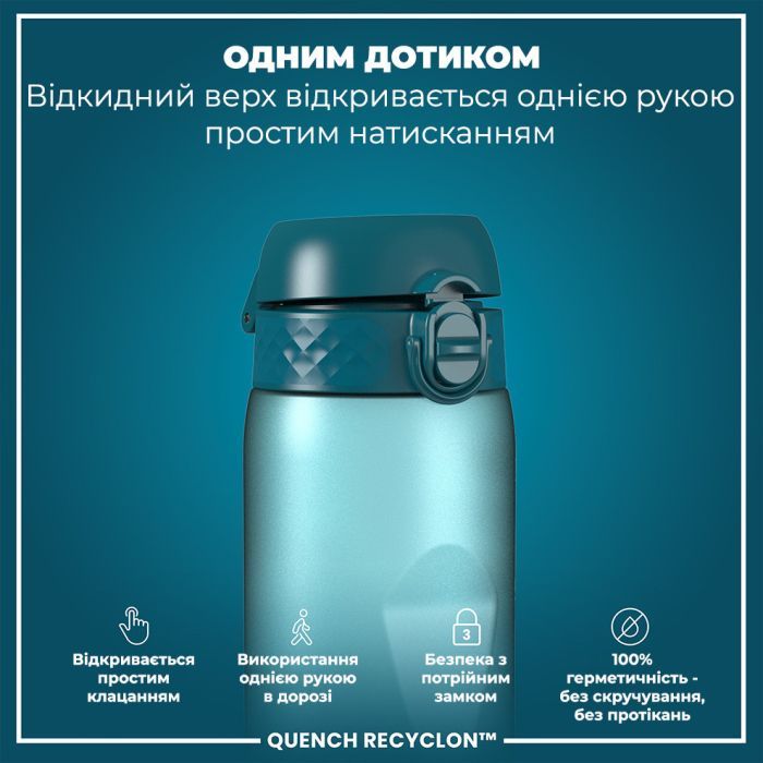 Бутылка для воды ION8 OneTouch Times To Drink 1000 мл BPA Free, Camo (I8RF1000PICAMO) изображение 2