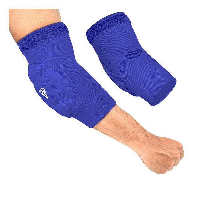 Фіксатор ліктя RDX Hosiery Elbow Foam Blue/White S (HYP-EUW-S) зображення 2