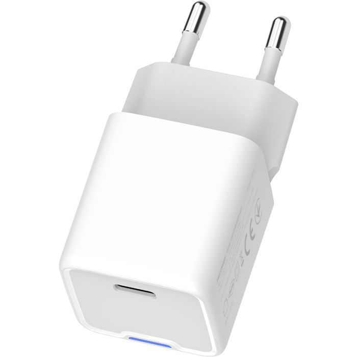 Зарядний пристрій ColorWay GaN Mini 25W PD Port PPS USB-C white (CW-CHS052PD-WT) зображення 5