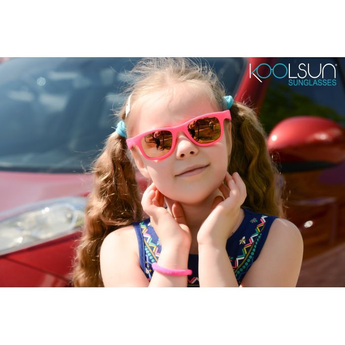 Детские солнцезащитные очки Koolsun Wave, 3-10 років, блакитні (KS-WACB003) изображение 5