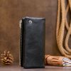 Гаманець ST Leather На кнопці Чорний (19200) зображення 8