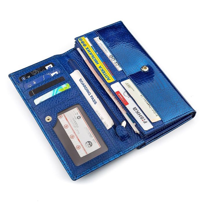 Гаманець ST Leather Синій (18394) зображення 5