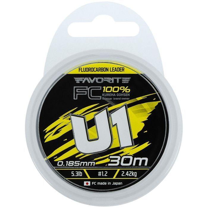 Флюорокарбон Favorite U1 FC 30m 3.0/0.285mm 13.2lb/5.97kg (1693.12.14) изображение 2