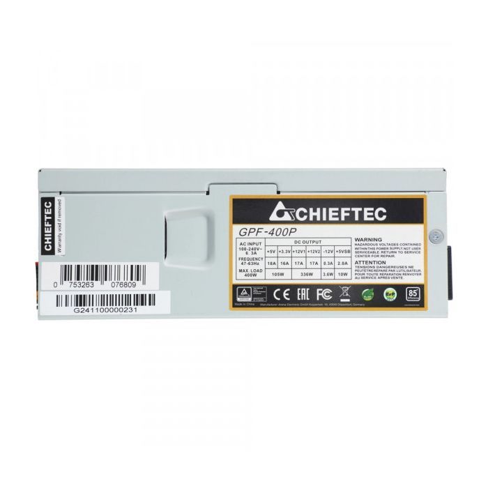 Блок питания Chieftec 400W SMART (GPF-400P) изображение 5