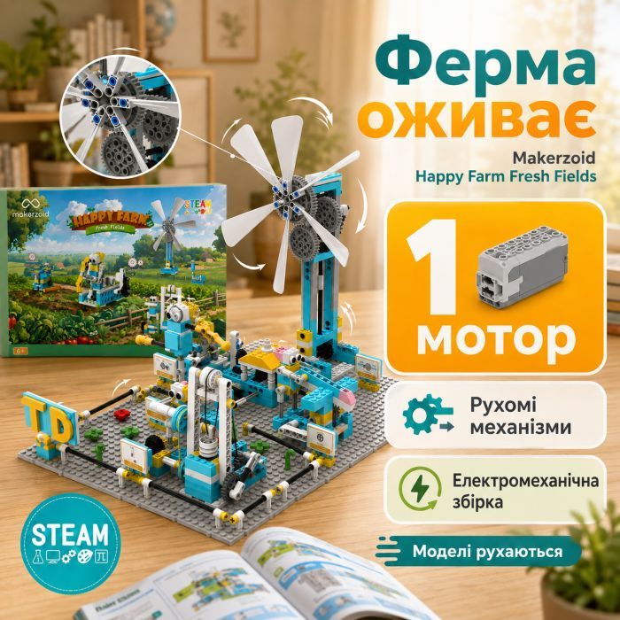 Конструктор Makerzoid Happy Farm Fresh Fields (MKZ-HF-01) изображение 7