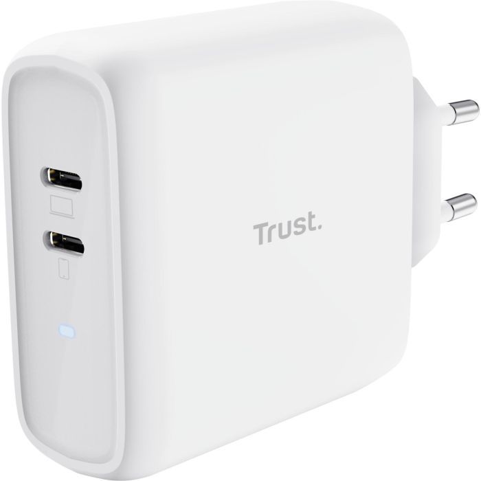 Зарядное устройство Trust Maxo 65W 2xUSB-C PD black (25380_TRUST)