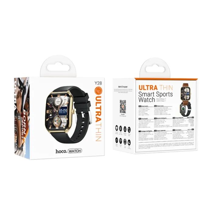 Смарт-годинник HOCO Y28 AMOLED Smart sports watch (call version) Gold (6942007648493) зображення 3