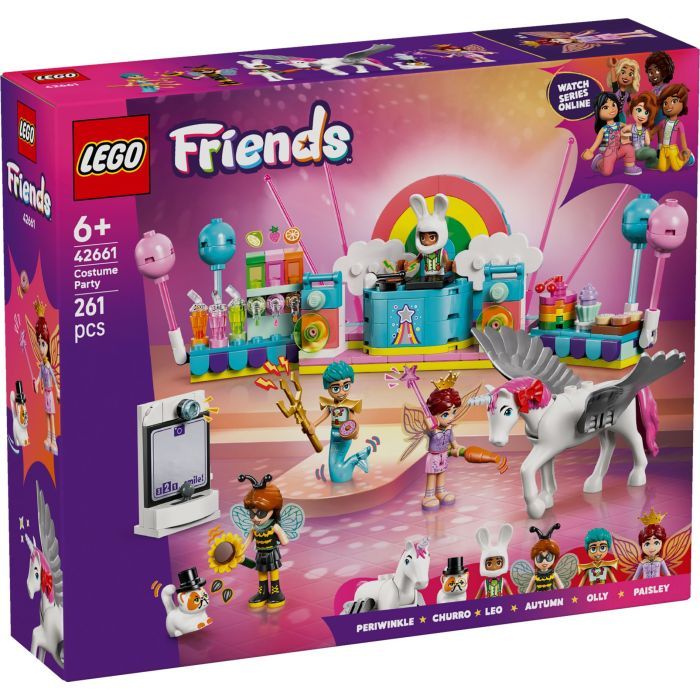 Конструктор LEGO Friends Костюмированная вечеринка с единорогом и феей (42661)