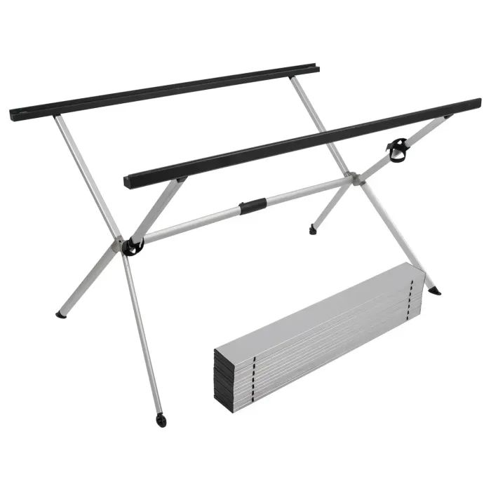 Туристичний стіл Bo-Camp Lamel 121x80 cm Aluminium (1404438) (DAS303287) зображення 7