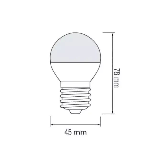 Лампочка Horoz ELITE SMD LED 6W 4200K Е27 480Lm (YT18146) изображение 2