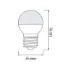Лампочка Horoz ELITE SMD LED 6W 4200K Е27 480Lm (YT18146) изображение 2