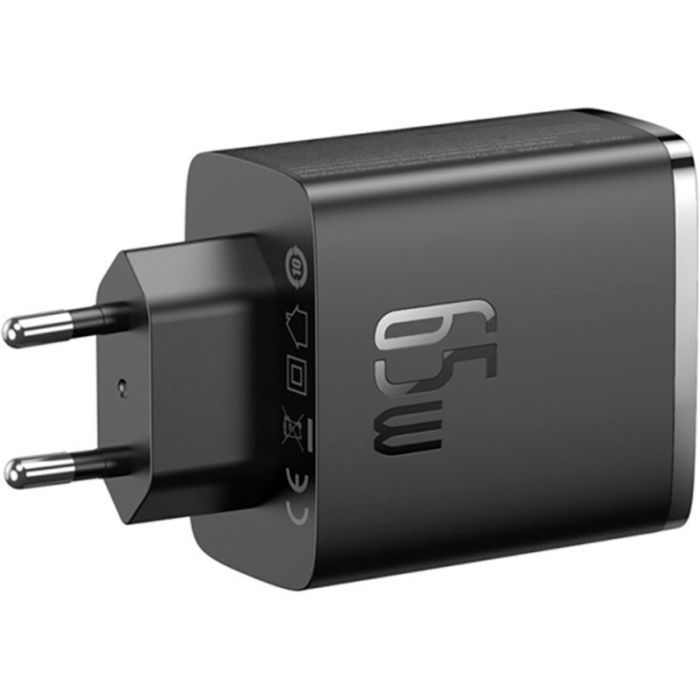 Зарядное устройство Baseus Cube Pro Fast Charger 2C+U 65W black (P10152301113-00) изображение 6