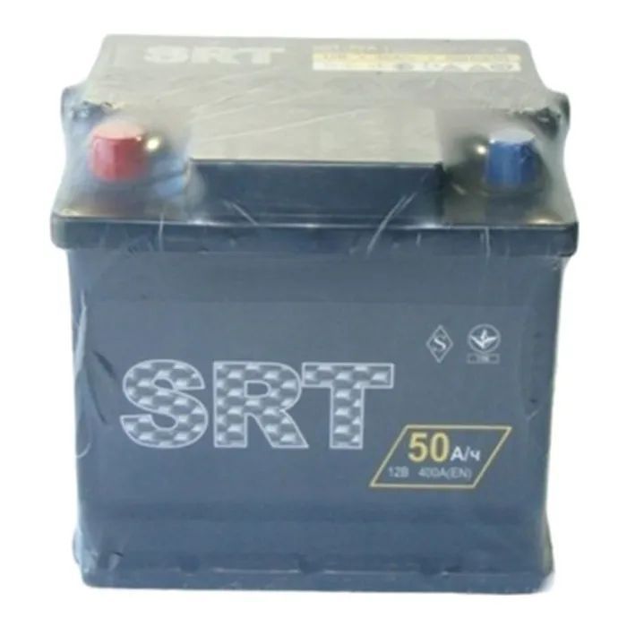 Аккумулятор автомобильный SRT 6СТ-50АЗ (1) (+/-) (L1) 400А 12V (E)
