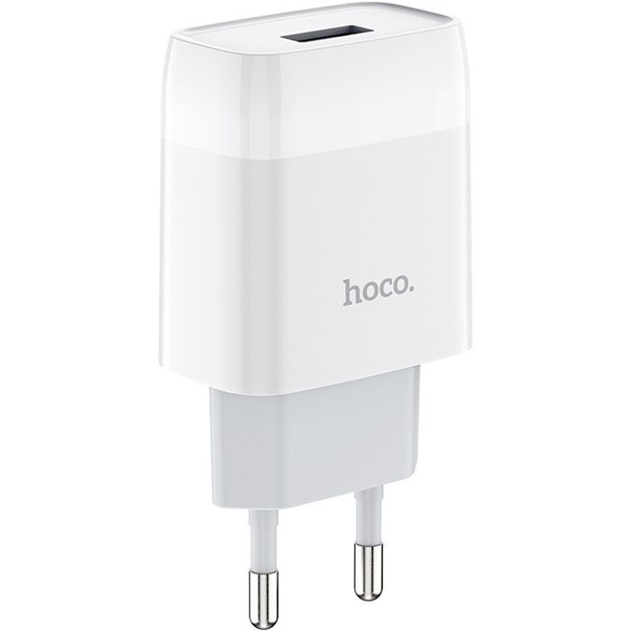 Зарядний пристрій HOCO C72A Glorious USB 10.5W White (6931474712899)