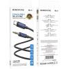 Кабель мультимедийный USB-C to 3.5mm M 1.0m silicone black BOROFONE (6941991114410) изображение 4