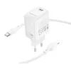 Зарядний пристрій BOROFONE BN28 Fuente USB-C PD30W + cable USB-C to Lightning White (6941991120305) зображення 4