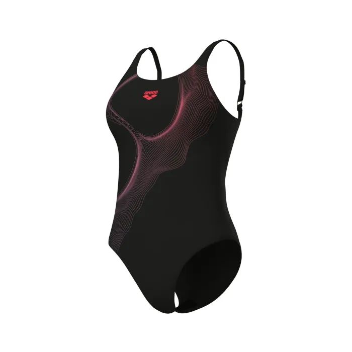 Купальник Arena Ripples Swimsuit U Back B 009500-590 чорний 40 (3468337554417) изображение 7