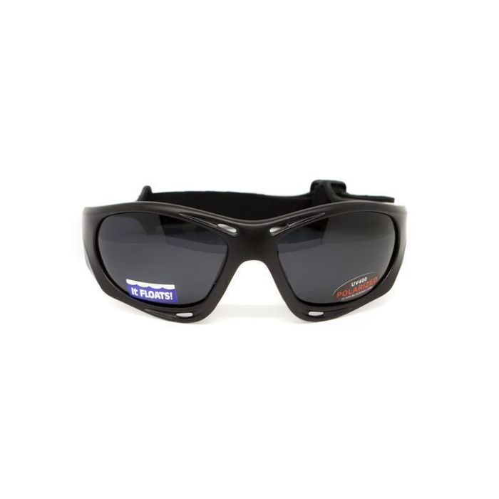 Солнцезащитные очки BluWater Hydro Polarized (dark gray) Anti-Fog Черные линзы в черной оправе (BW-HYD-SD12) изображение 7