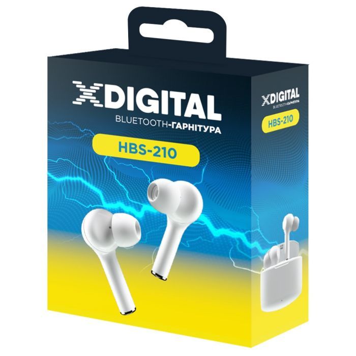 Навушники X-Digital HBS-210 Black (HBS-210K) зображення 8