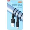 Дата кабель USB 2.0 AM to Lightning 1.0m Rock XO (NB230_L_White) изображение 2