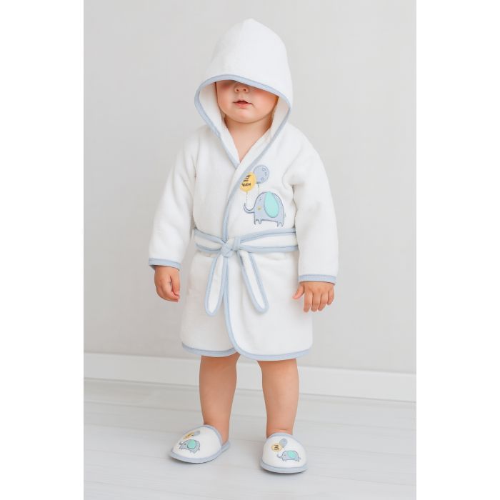Халат детский Breeze и тапочки (66266-86-cream) изображение 3