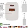 Зарядное устройство EMOS V04G45 1xUSB-A + 1xUSB-C PD20W GaN (V04G45) изображение 5