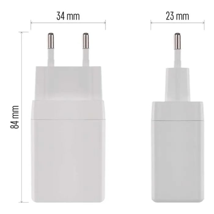 Зарядное устройство EMOS V04G45 1xUSB-A + 1xUSB-C PD20W GaN (V04G45) изображение 9