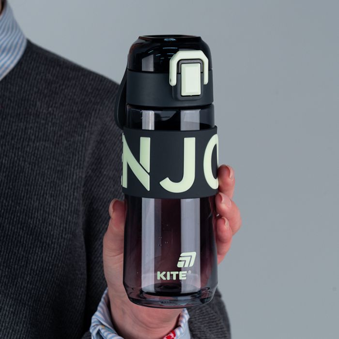 Бутылка для воды Kite 550 мл сіро-рожева (K25-1232-2) изображение 5