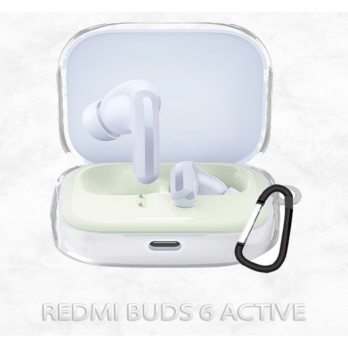 Чехол для наушников BeCover Soft TPU для Xiaomi Redmi Buds 6 Active Transparent (712015)