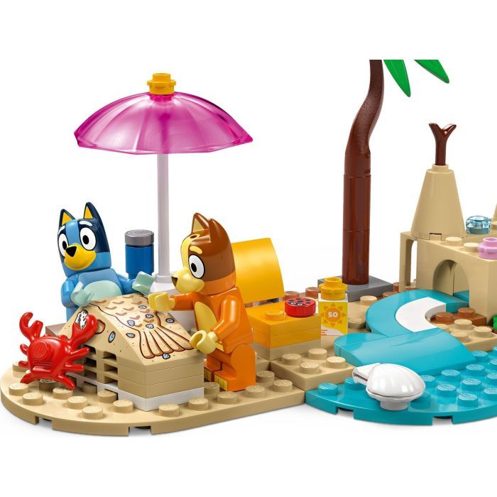 Конструктор LEGO Bluey Пляж і сімейна поїздка на автомобілі Блуї (11202) зображення 5