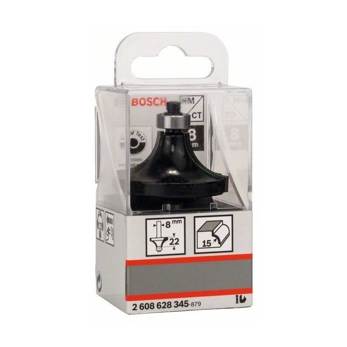 Фреза Bosch Professional карнизна, Std, S8, R3, L10.2 (2.608.628.344) зображення 3