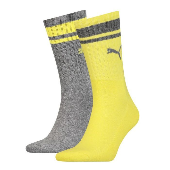 Шкарпетки Puma Crew Heritage Stripe Unisex 261058001-004 фіолетовий/м'ятний 39-42 (8718824801117)