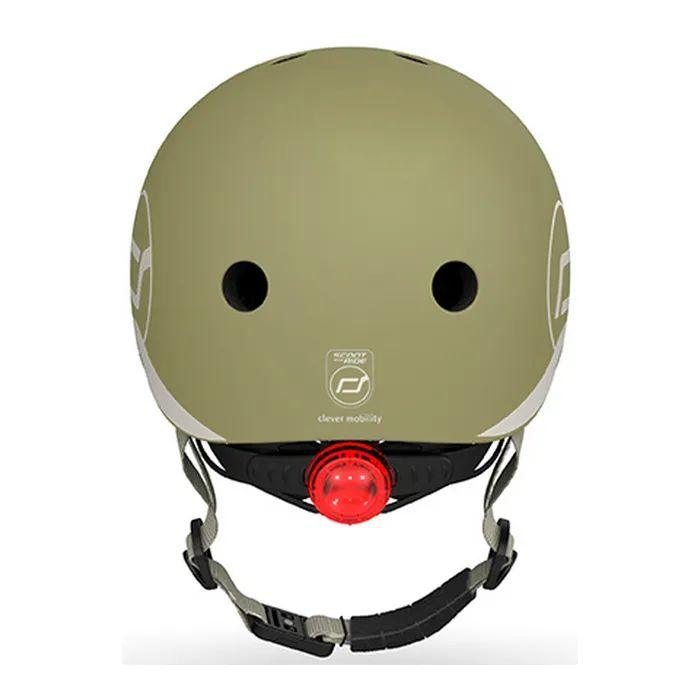Шолом Scoot&Ride оливковий з ліхтариком 45-51см (SR-181206-OLIVE) зображення 2