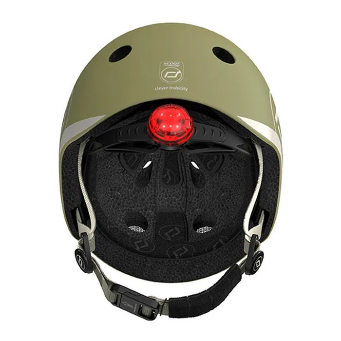 Шолом Scoot&Ride оливковий з ліхтариком 45-51см (SR-181206-OLIVE) зображення 5