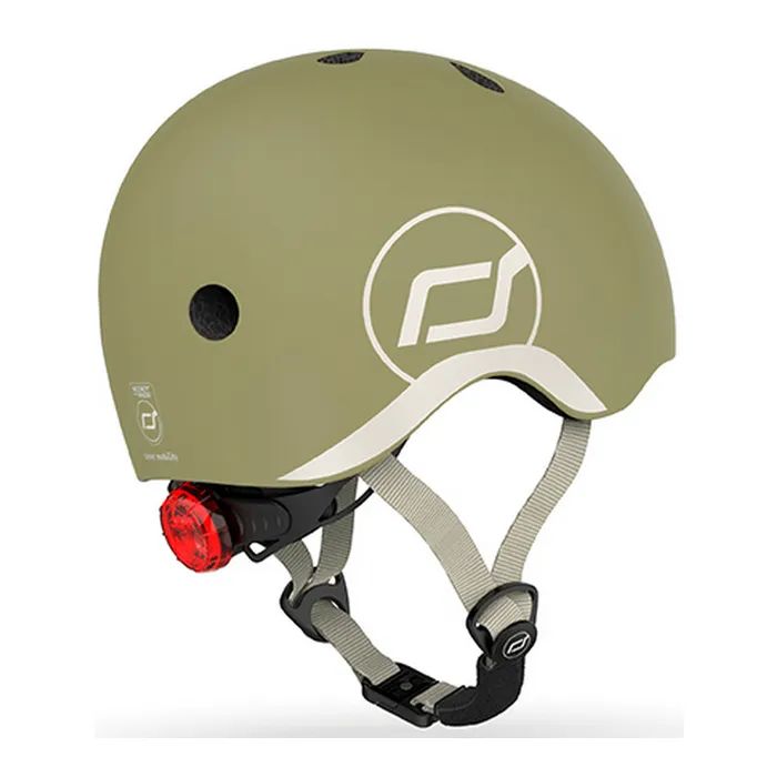 Шолом Scoot&Ride оливковий з ліхтариком 45-51см (SR-181206-OLIVE) зображення 7