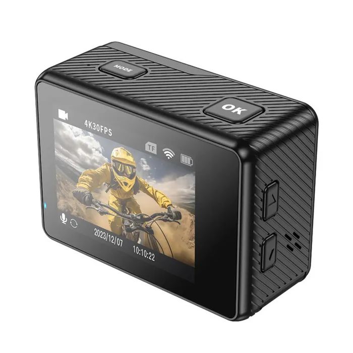 Экшн-камера HOCO DV101 Dual color screen Black (6942007616805)