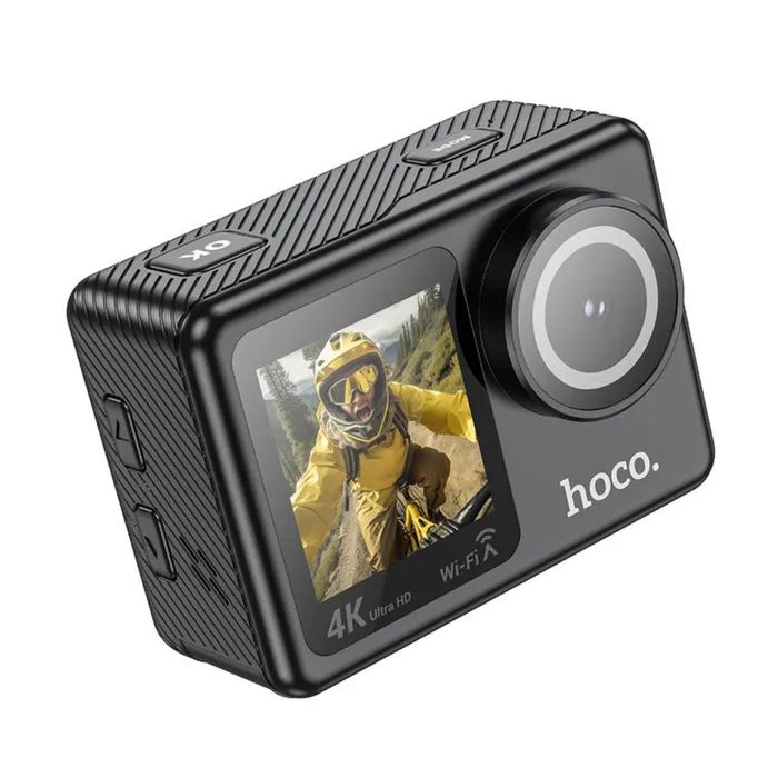 Экшн-камера HOCO DV101 Dual color screen Black (6942007616805) изображение 2