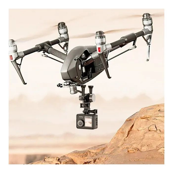 Экшн-камера HOCO DV101 Dual color screen Black (6942007616805) изображение 6