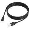Дата кабель USB 2.0 AM to USB-C 2.0m silicone black BOROFONE (6941991115509) изображение 4