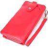 Кошелек ST Leather С отделением под телефон из натуральной кожи Красный (23100) изображение 2