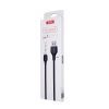 Дата кабель USB 2.0 AM to USB-C 2.0m 2.1A black XO (XO-NB103-TC-2-BK) изображение 2